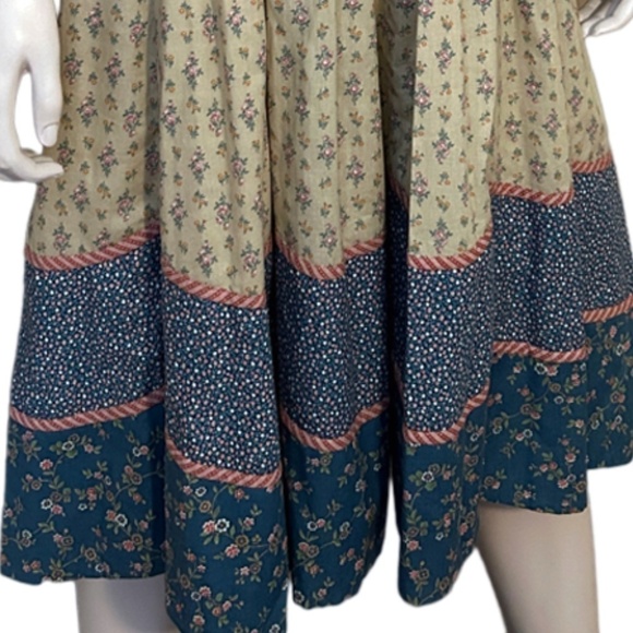 Suttles & Seawinds Vintage Victorian Dress House on Prairie Cottagecore Cotton - Picture 10 of 15